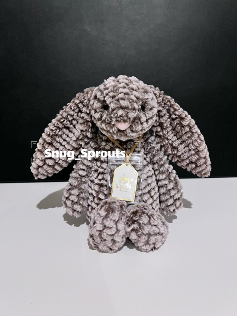 AUTHENTIC‼️ NWT Jellycat Bashful Luxe Bunny Pine- Retired - FAST SHIPPING
